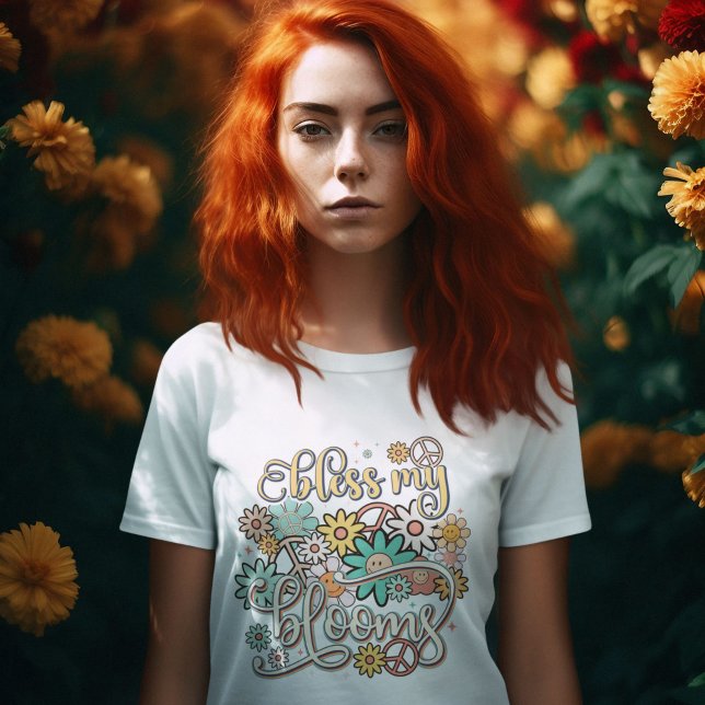 Bless My Blooms T Shirt (Skapare uppladdad)