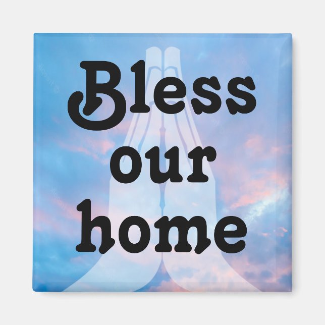 Bless our home magnet (Framsidan)