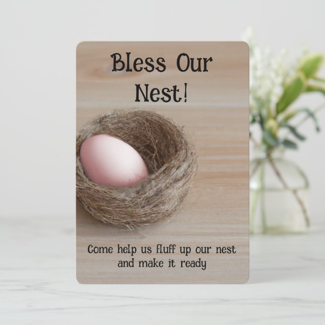 Bless our Nest, Kapande Party Inbjudningar (Stående Fram)
