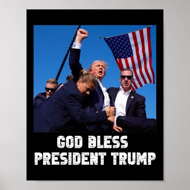 Bless President Trump1 Poster (Framsidan)