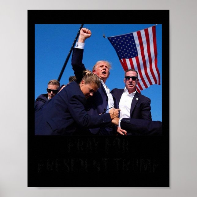 Bless President Trump2 Poster (Framsidan)