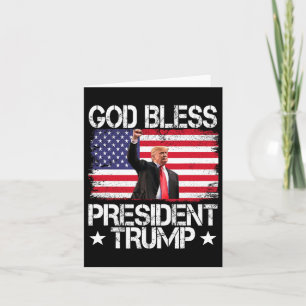 Bless President Trump 2024 Support Trump Val Kort