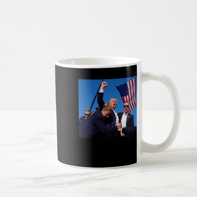 Bless President Trump Kaffemugg (Höger)