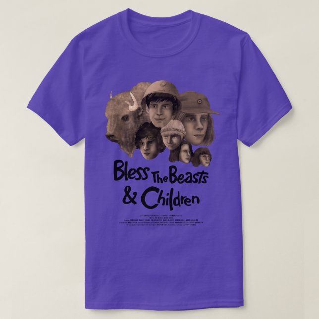 Bless the Beasts and Children T Shirt (Design framsida)