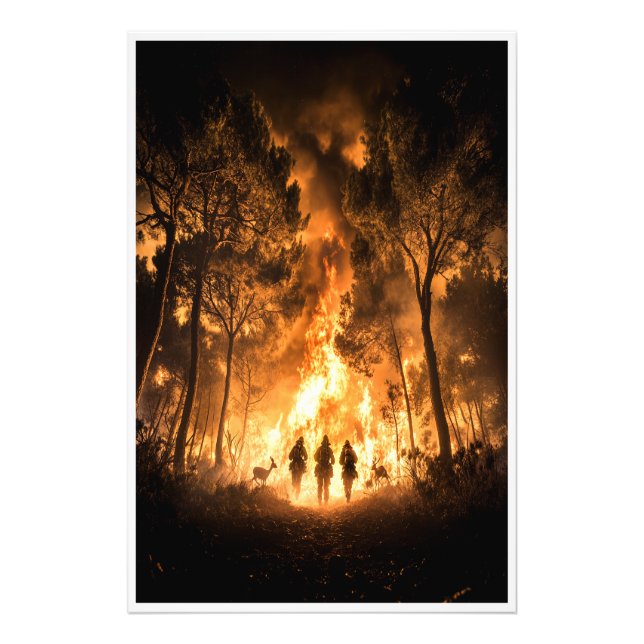 Bless the Heroes Fototryck (Framsidan)