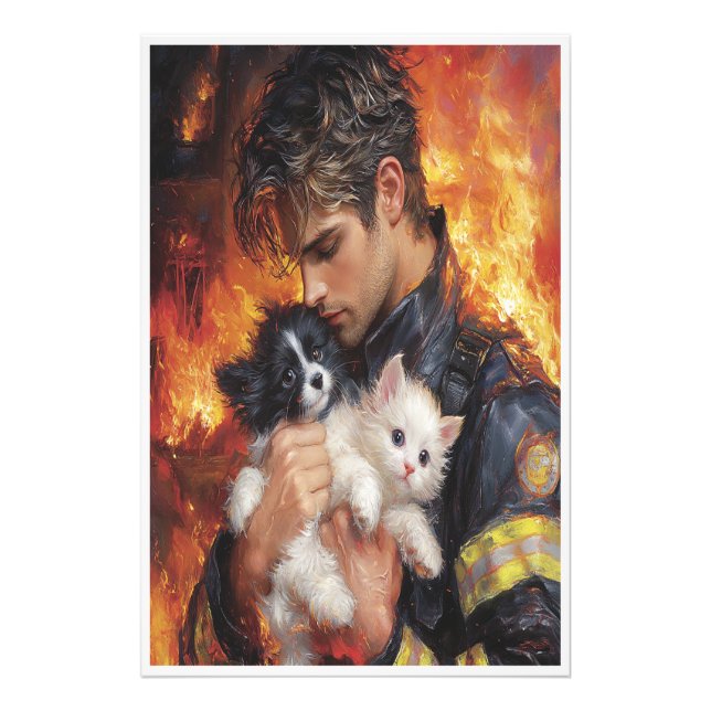 Bless the Heroes Fototryck (Framsidan)