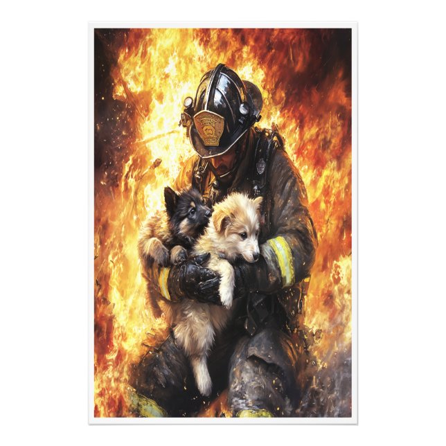 Bless the Heroes Fototryck (Framsidan)