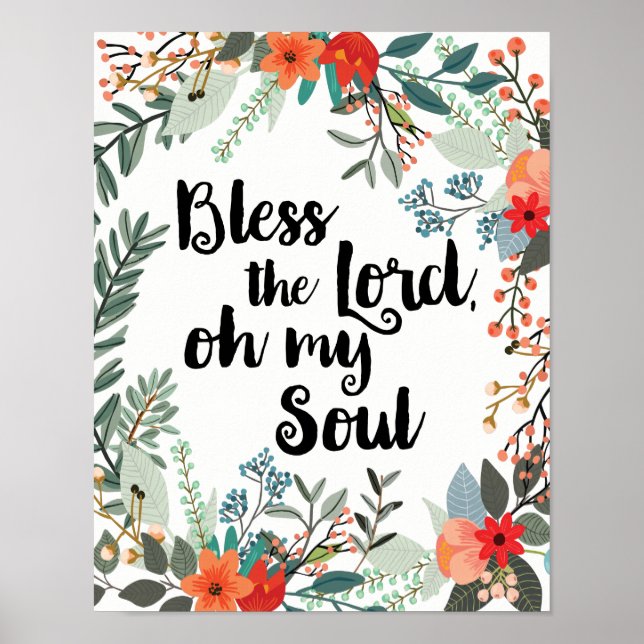 Bless the Lord, Oh My Soul Poster (Framsidan)