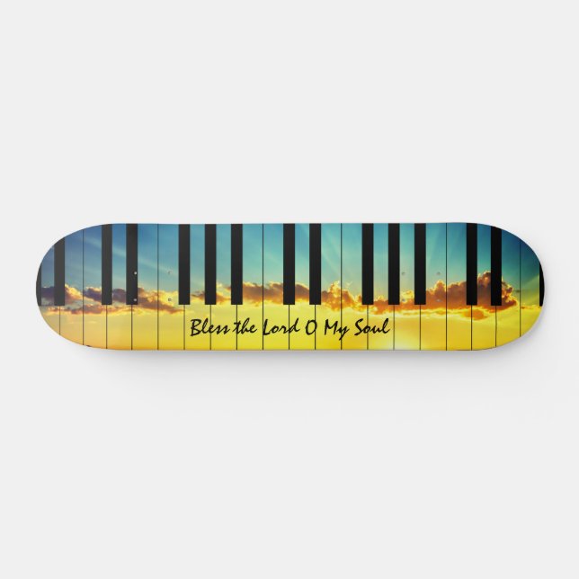 Bless the Lord Piano Skateboard (Horz)