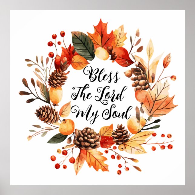 Bless the Lord Poster (Framsidan)