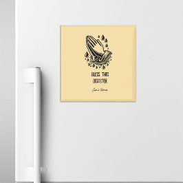 Bless this Disaster Funny Personlig Kitchen Magnet
