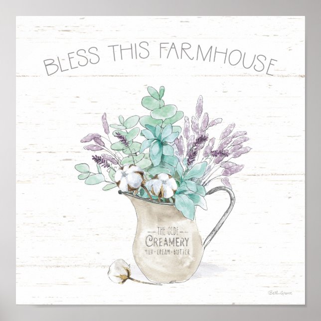 Bless this Farmhouse Poster (Framsidan)