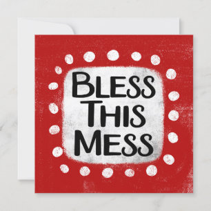 Bless this Greeting Card Kort
