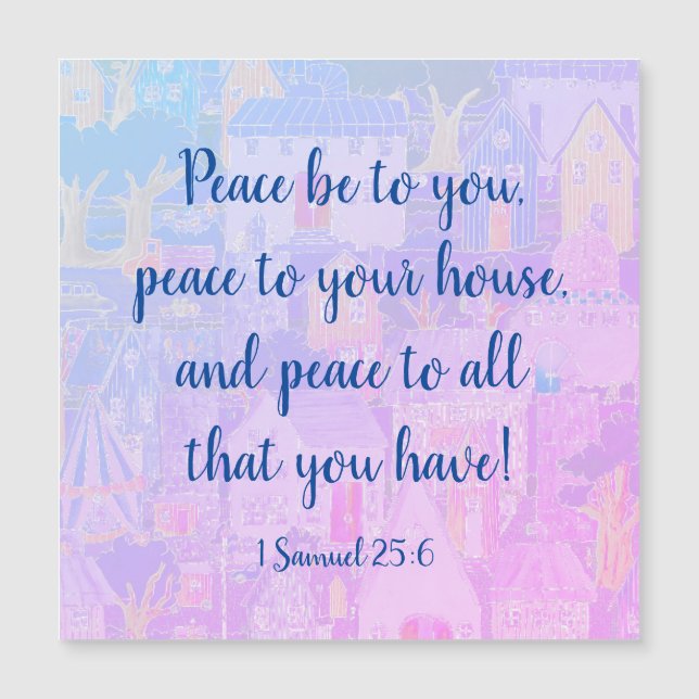 Bless this Home Bible Scripture Houses Background (Framsida)