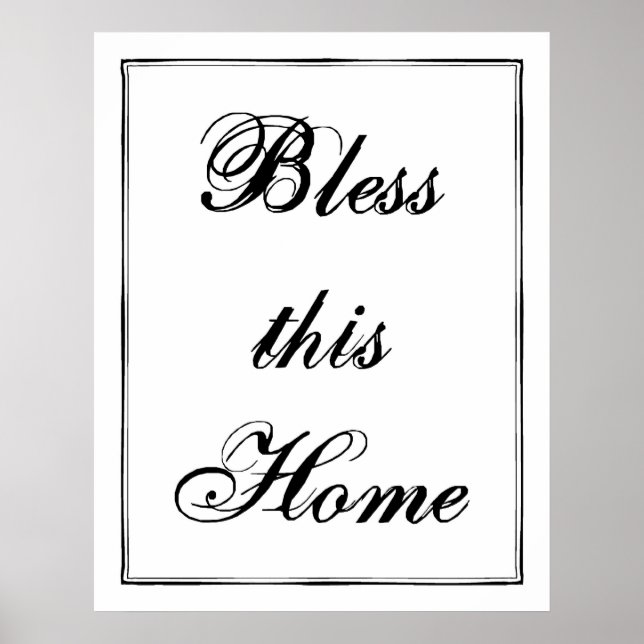 Bless this Home Poster (Framsidan)