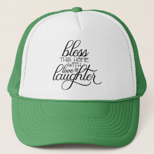 Bless this home with Kärlek and Laught-54097 Keps
