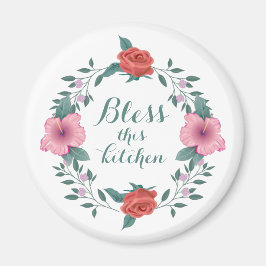 Bless this Kitchen Christian Fridge Magnet