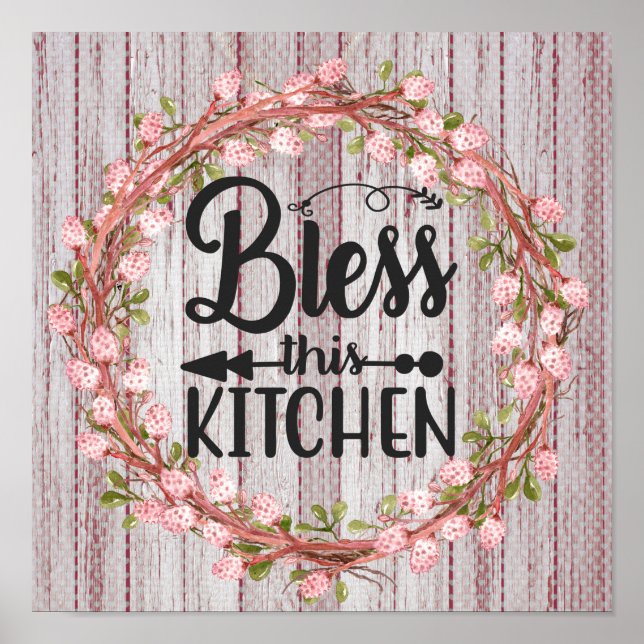 Bless this Kitchen Poster (Framsidan)