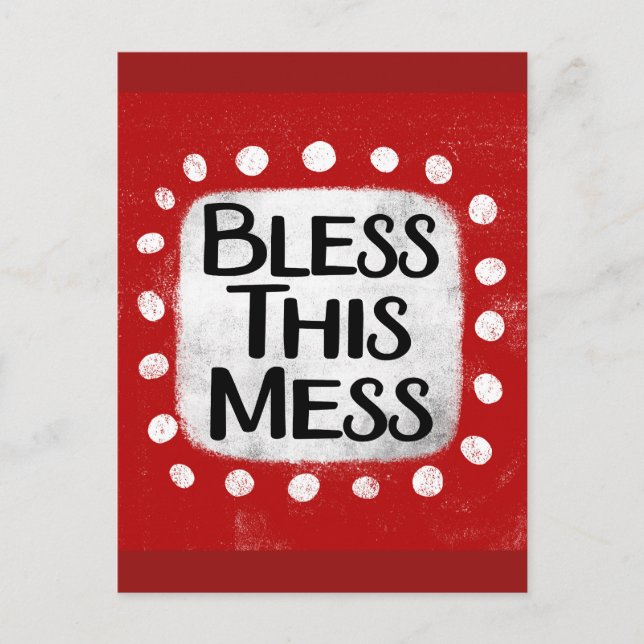 Bless This Mess vykort (Framsida)