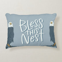 Bless this Nest SWFL Eagle Cam Accelerow Pillow