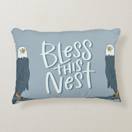 Bless this Nest SWFL Eagle Cam Accelerow Pillow Prydnadskudde