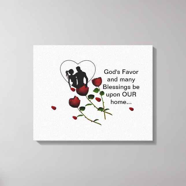 BLESS VÅR HEMCANVAS CANVASTRYCK (Framsida)