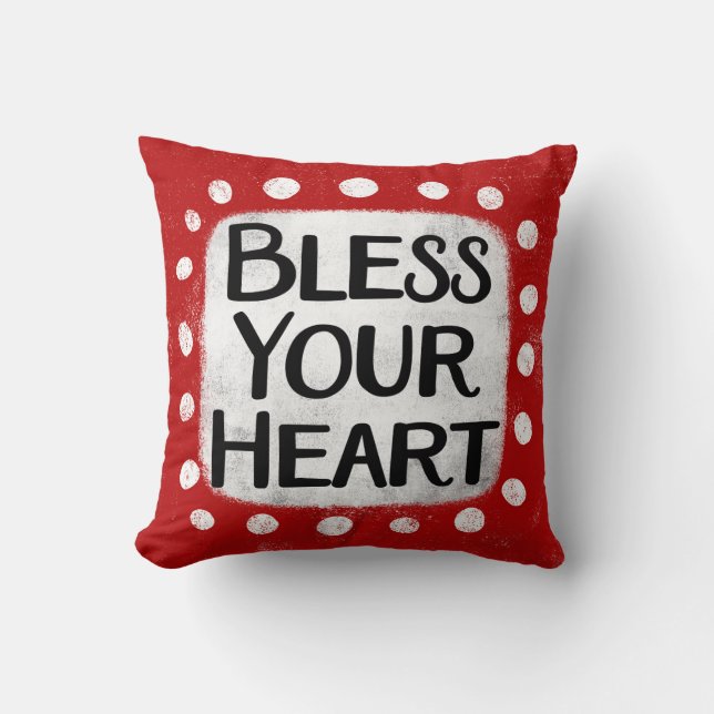 Bless your Heart Dekorativ kudde (Framsida)