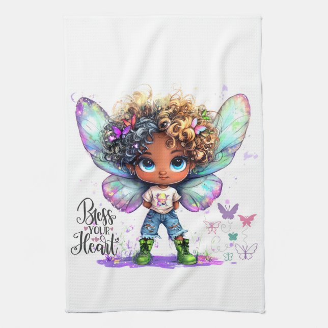 Bless your Heart Lil'Fairy Kitchen Towers Kökshandduk (Vertikal)