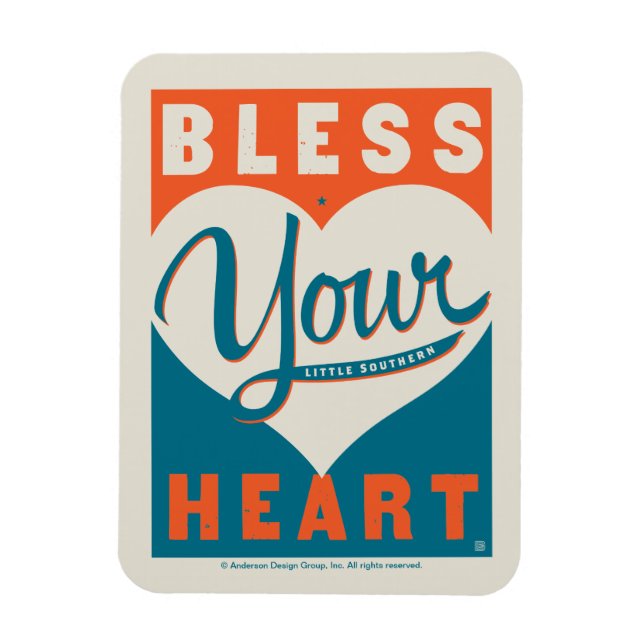 Bless your Heart Magnet (Vertikal)