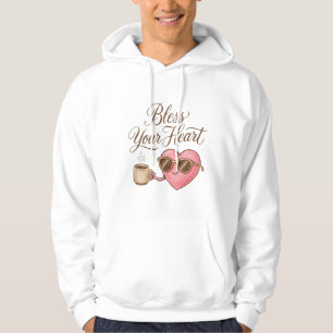 Bless Your Heart – Sött sydstats-sass Hoodie