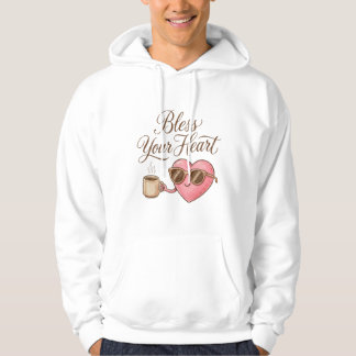 Bless Your Heart – Sött sydstats-sass Hoodie