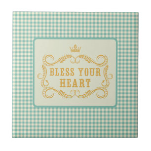 Bless Your Heart Southern Quote Kakelplatta