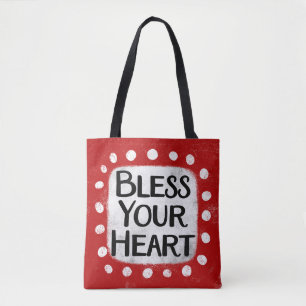 Bless your Heart Togo Bag Tygkasse