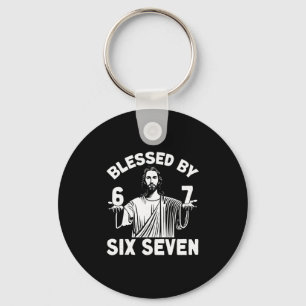 Blessad 6 Nummer 67 Sex Sju Meme Nyckelring