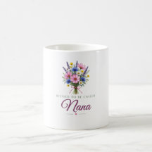 Blessad att kallas för Nana kaffemugg