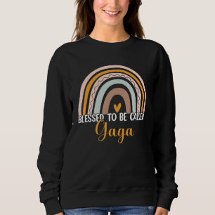 Blessad att kallas Gaga Boho regnbåge mors dag T Shirt