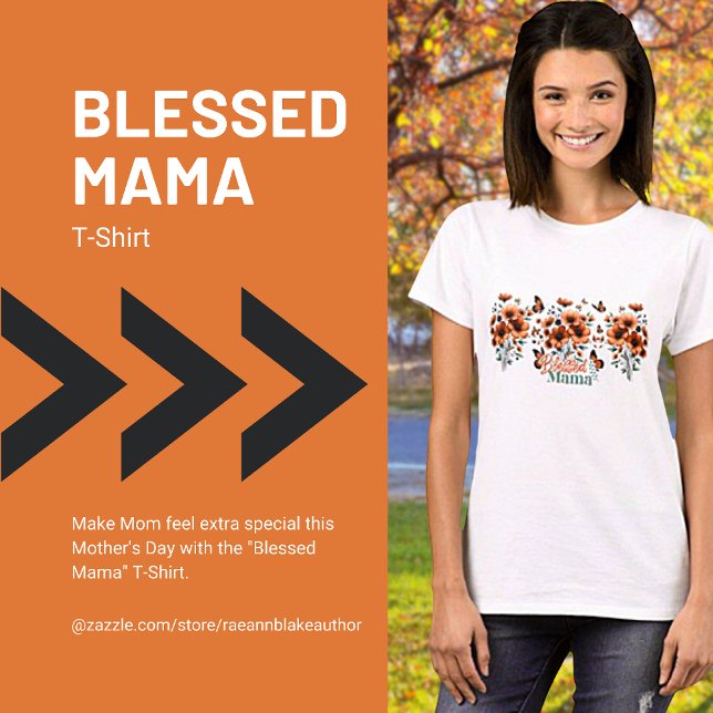 "Blessad Mama" Morsdags T-Shirt (Skapare uppladdad)