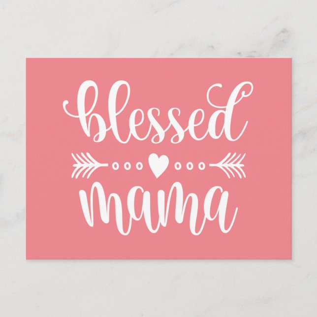 Blessad Mamma Morsdags Citat | Postkort Vykort (Framsida)