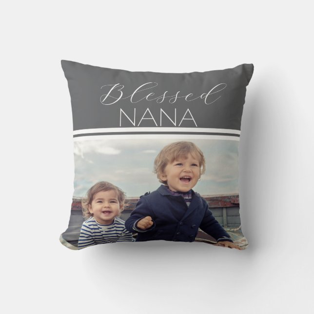 Blessad Nana foto present  Kudde (Framsida)