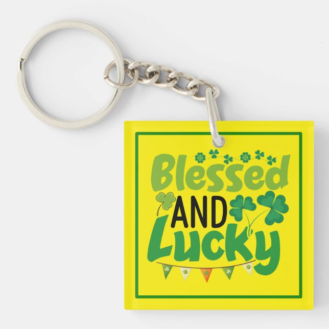 Blessad och lycklig St. Patricks dag-design-61103 (Framsidan)