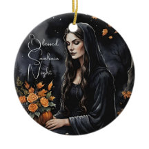 Blessad Samhain-natt Halloween Höst Häxa