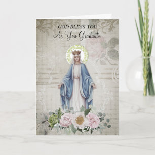 Blessade Jungfru Maria Examen Avgång Kort