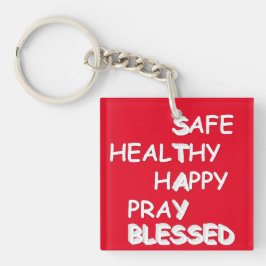 Blessar Behåll bläck akryl-Nyckelring