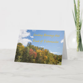 Blessar för Tabernacles fest Kort