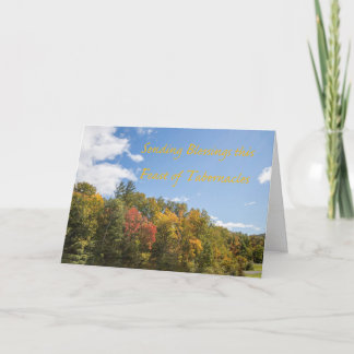 Blessar för Tabernacles fest Kort