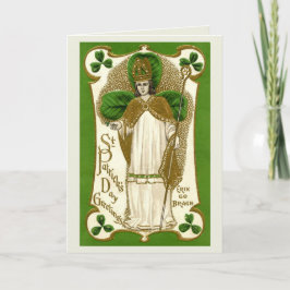 Blessar på St patrick's day - kort