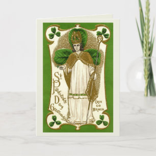Blessar på St patrick's day - kort