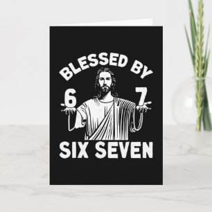 Blessed 6 Nummer 67 Sex Sju Meme Kort