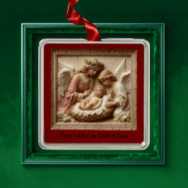 Blessed are they who guard the manger Ornament