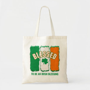 BLESSED ATT VARA EN IRLÄNDSK BLESSING-St patrick's Tygkasse